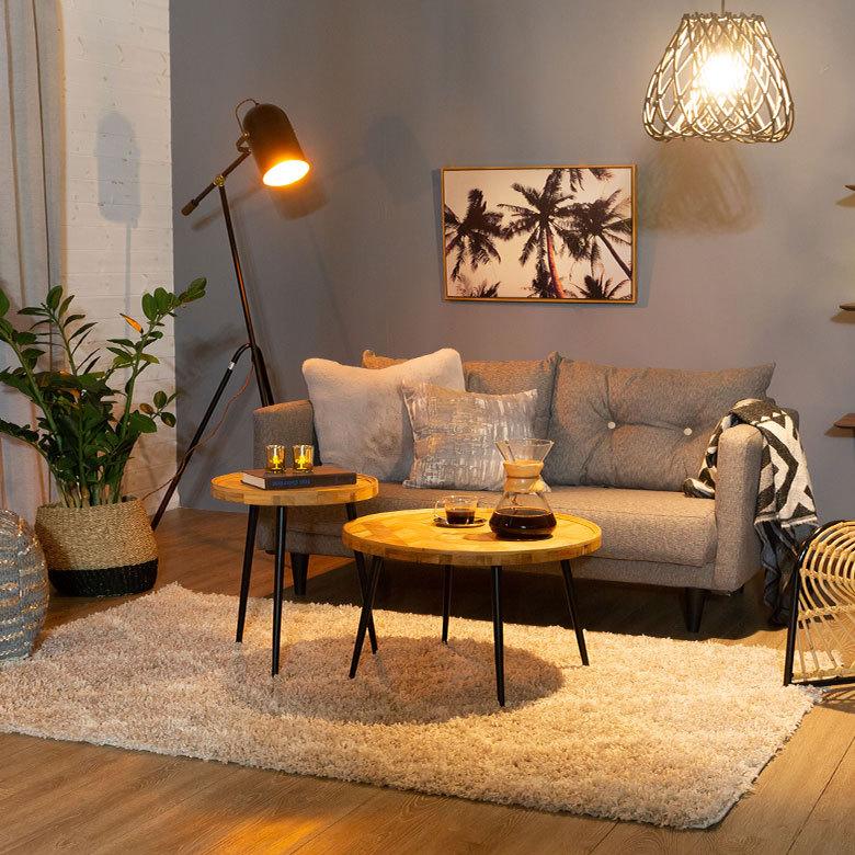 フロア ライト スタンド 高さ 角度 調節 電球 ブラック ゴールド ランプ E26 60W エジソン球 スポット 直径15cm 筒形シェード おしゃれ ホテル リゾート 91499 | 東谷 | 12