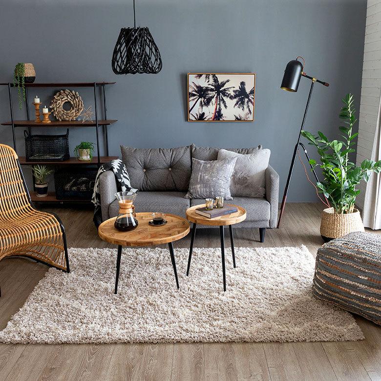 フロア ライト スタンド 高さ 角度 調節 電球 ブラック ゴールド ランプ E26 60W エジソン球 スポット 直径15cm 筒形シェード おしゃれ ホテル リゾート 91499 | 東谷 | 18