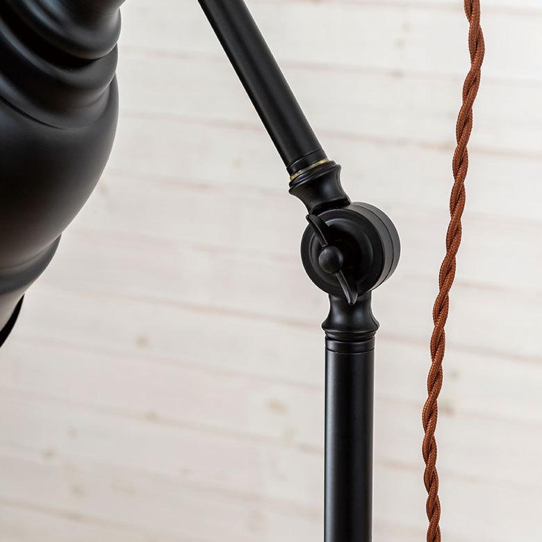 フロアライト スタンドライト 間接照明 LED 60W E26 スチール製 高さ調整 インダストリアル おしゃれ レトロ調 ヴィンテージ 91500 | ブランド登録なし | 10