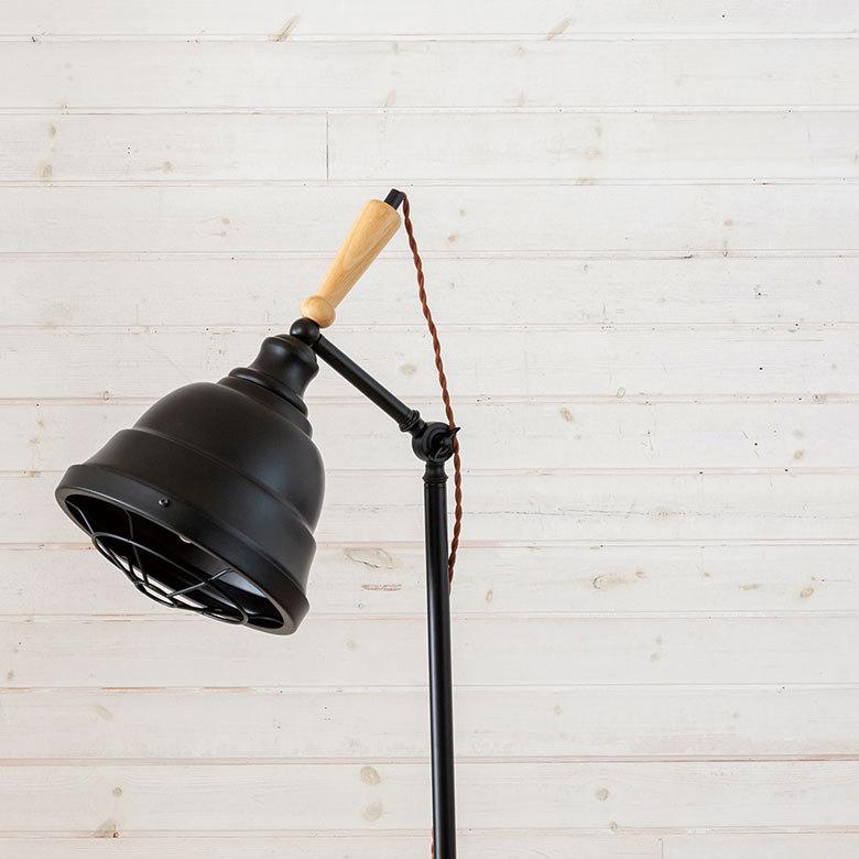 フロアライト スタンドライト 間接照明 LED 60W E26 スチール製 高さ調整 インダストリアル おしゃれ レトロ調 ヴィンテージ 91500 | ブランド登録なし | 16