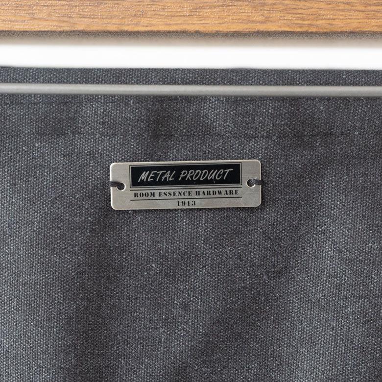 デスク 机 スチール 引き出し付き W 100 × D 45 木目 ブラック ワークデスク ファブリック コンパクト 省スペース 奥行き浅め 91501 | ブランド登録なし | 05