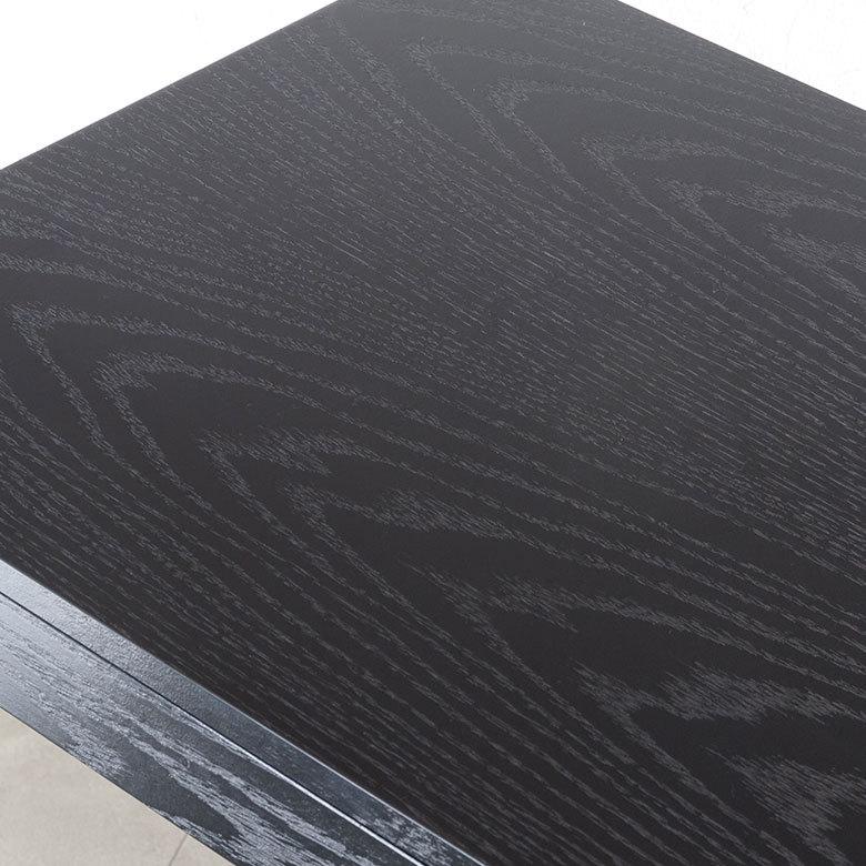 デスク パソコンデスク スチール 木製 W 100 × D 45 × H 73 cm ブラック ナチュラル 引出し付き モノトーン リモートワーク 91507 | ブランド登録なし | 15