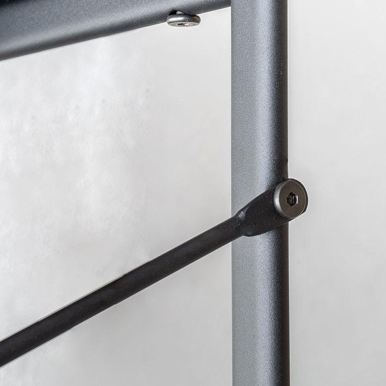 デスク パソコンデスク スチール 木製 W 100 × D 45 × H 73 cm ブラック ナチュラル 引出し付き モノトーン リモートワーク 91507 | ブランド登録なし | 19