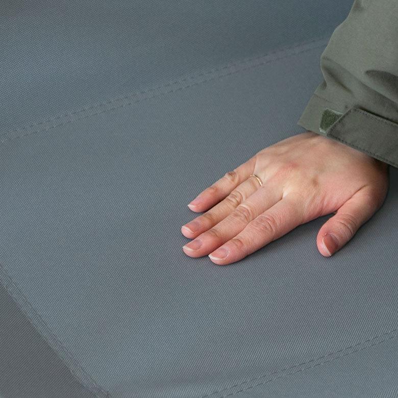 折り畳み式 ロータイプ 2人掛け ブラウン グレー いす アウトドア用品 ロースタイル キャンプ おしゃれ ポータブル 91512 | ブランド登録なし | 03