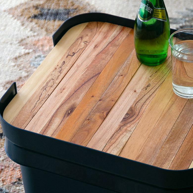 テーブルトップ 天板 30L トランクカーゴ専用 木 収納袋付 サイドテーブル トレイ キャンプ おしゃれ ポータブル 91514 | ブランド登録なし | 01