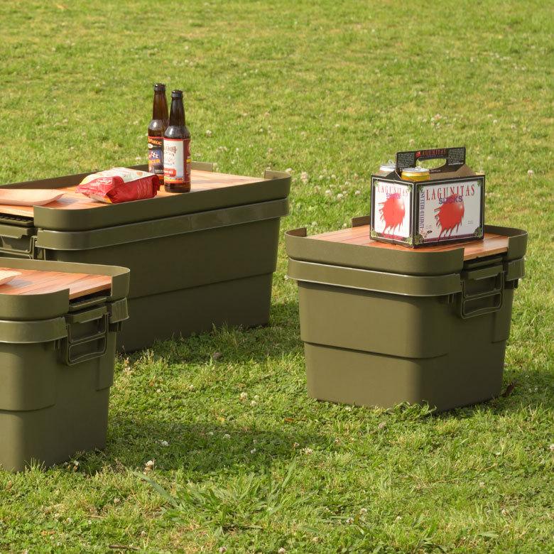 テーブルトップ 天板 30L トランクカーゴ専用 木 収納袋付 サイドテーブル トレイ キャンプ おしゃれ ポータブル 91514 | ブランド登録なし | 04