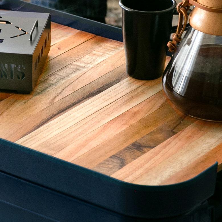 テーブルトップ 天板 50L トランクカーゴ専用 木 収納袋付 サイドテーブル トレイ キャンプ おしゃれ ポータブル 91515 | ブランド登録なし | 01