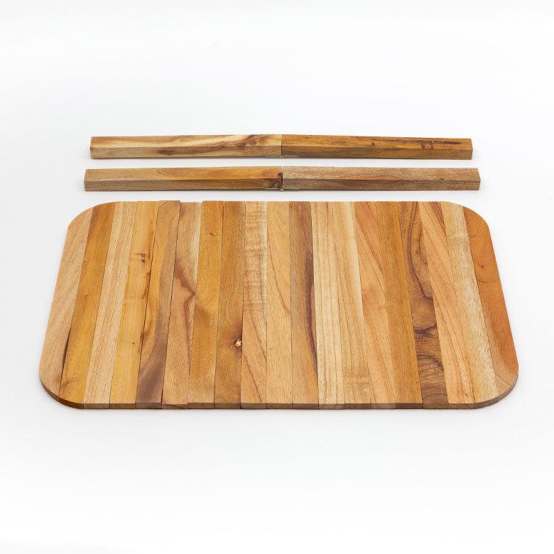 テーブルトップ 天板 50L トランクカーゴ専用 木 収納袋付 サイドテーブル トレイ キャンプ おしゃれ ポータブル 91515 | ブランド登録なし | 14