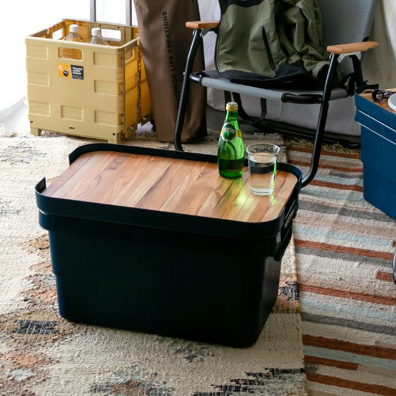 テーブルトップ 天板 50L トランクカーゴ専用 木 収納袋付 サイドテーブル トレイ キャンプ おしゃれ ポータブル 91515 | ブランド登録なし | 07