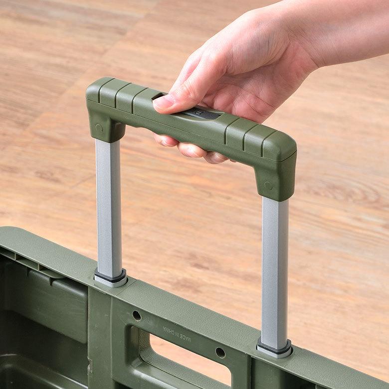 キャリーカート 折り畳み式 キャリー ワゴン プラスチック  伸縮 ハンドル アウトドア用品 フォールディング キャンプ おしゃれ 91517 | ブランド登録なし | 15