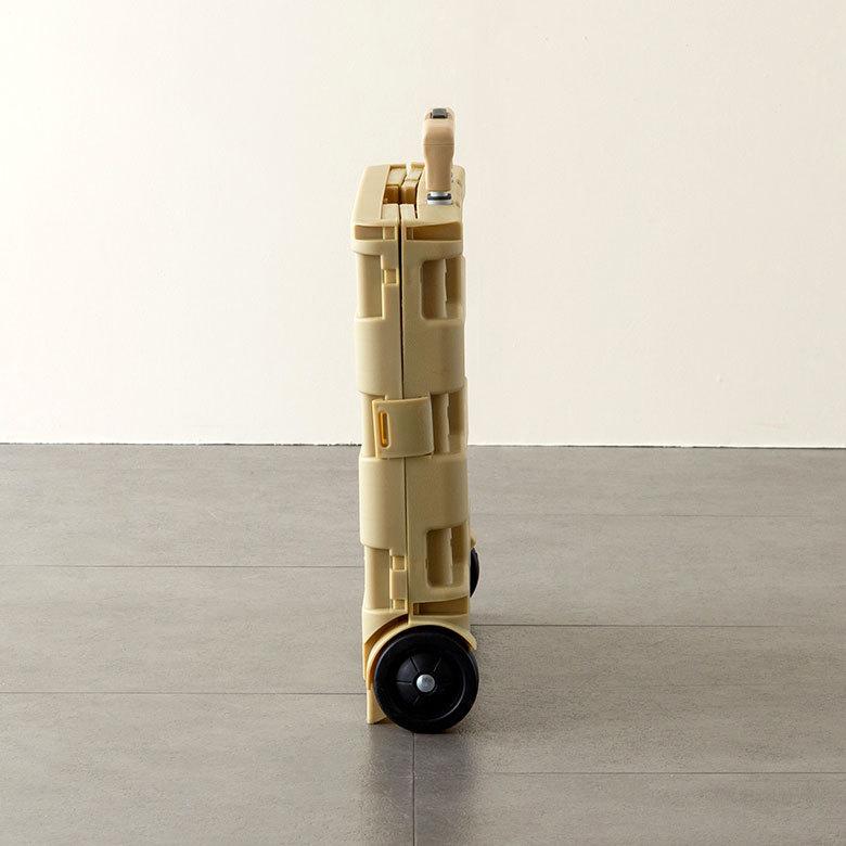 キャリーカート 折り畳み式 キャリー ワゴン プラスチック  伸縮 ハンドル アウトドア用品 フォールディング キャンプ おしゃれ 91517 | ブランド登録なし | 21