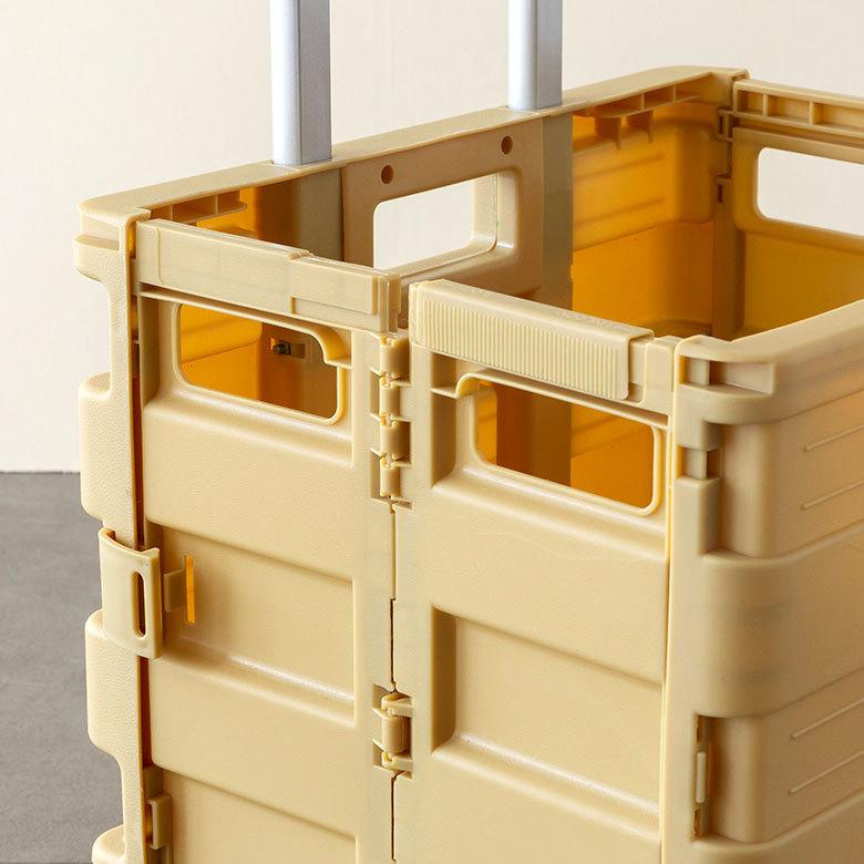 キャリーカート 折り畳み式 キャリー ワゴン プラスチック  伸縮 ハンドル アウトドア用品 フォールディング キャンプ おしゃれ 91517 | ブランド登録なし | 08