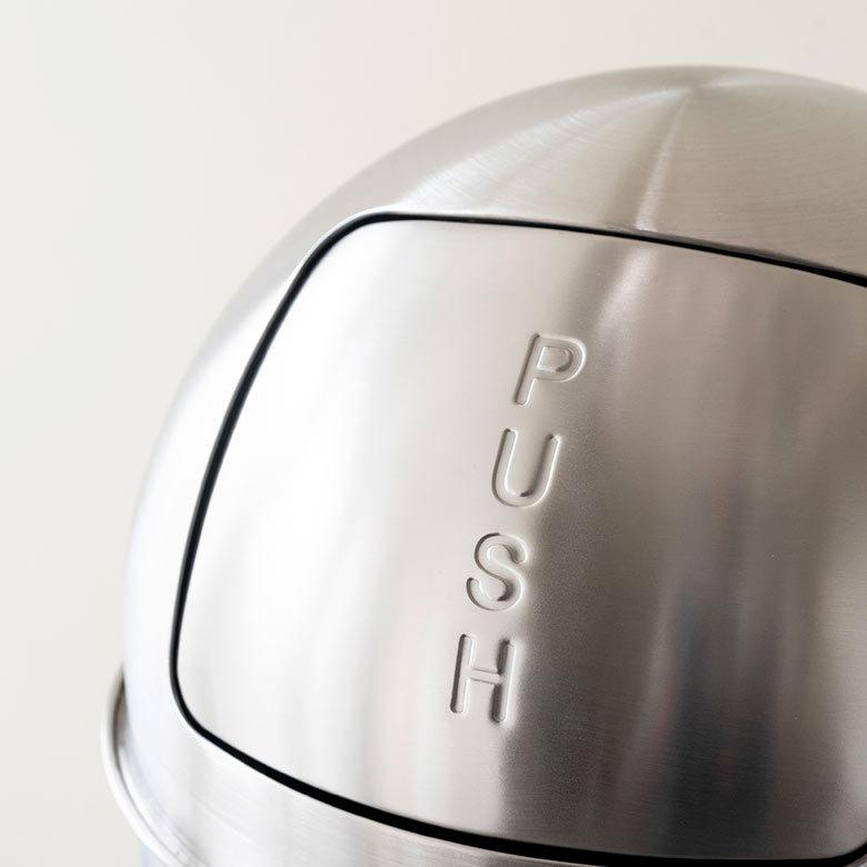 ゴミ箱 ダストボックス トラッシュカン 30L ステンレス  筒形 蓋 ごみ箱 インナー 付き シリンダー 型 おしゃれ  かっこいい 玄関 キッチン 西海岸 91522 | 東谷 | 12