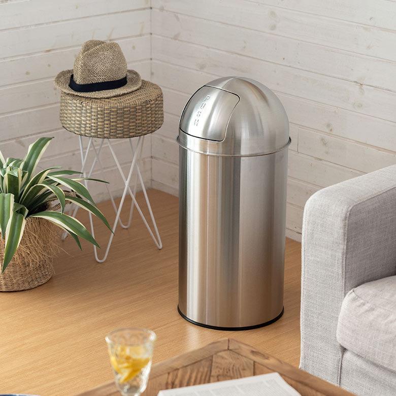 東谷 ゴミ箱 ダストボックス トラッシュカン 30L ステンレス 筒