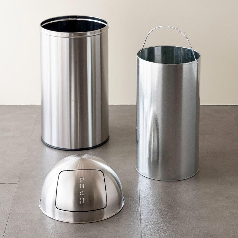 【美品】ステンレス製ダストボックス 30L×2 Amazon｜DEPOS デポス ゴミ箱 ステンレス ダストボックス 分別