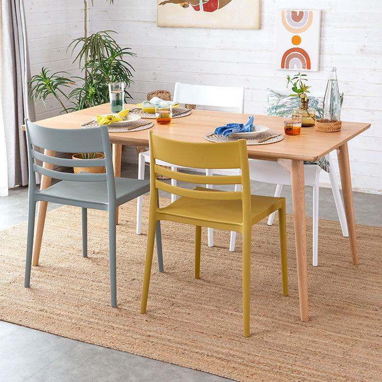 チェア ダイニングチェア スタッキング シンプル 北欧 おしゃれ かわいい ミッドセンチュリー 在宅勤務 カフェ 91525 | ブランド登録なし | 04