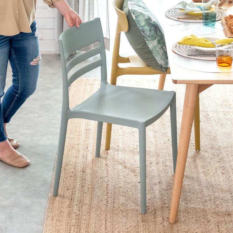 チェア ダイニングチェア スタッキング シンプル 北欧 おしゃれ かわいい ミッドセンチュリー 在宅勤務 カフェ 91525 | ブランド登録なし | 08