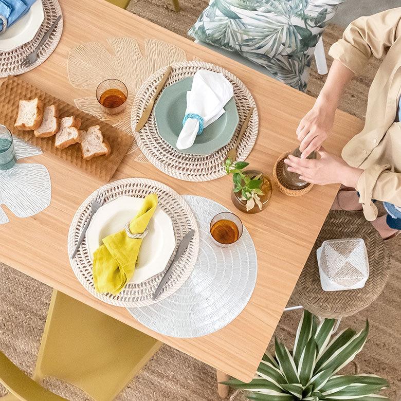 ダイニングテーブル 4人掛け 木製  天然木 ゆったり 大きめ おしゃれ ナチュラル シンプル 北欧 モダン 91527 | ブランド登録なし | 04