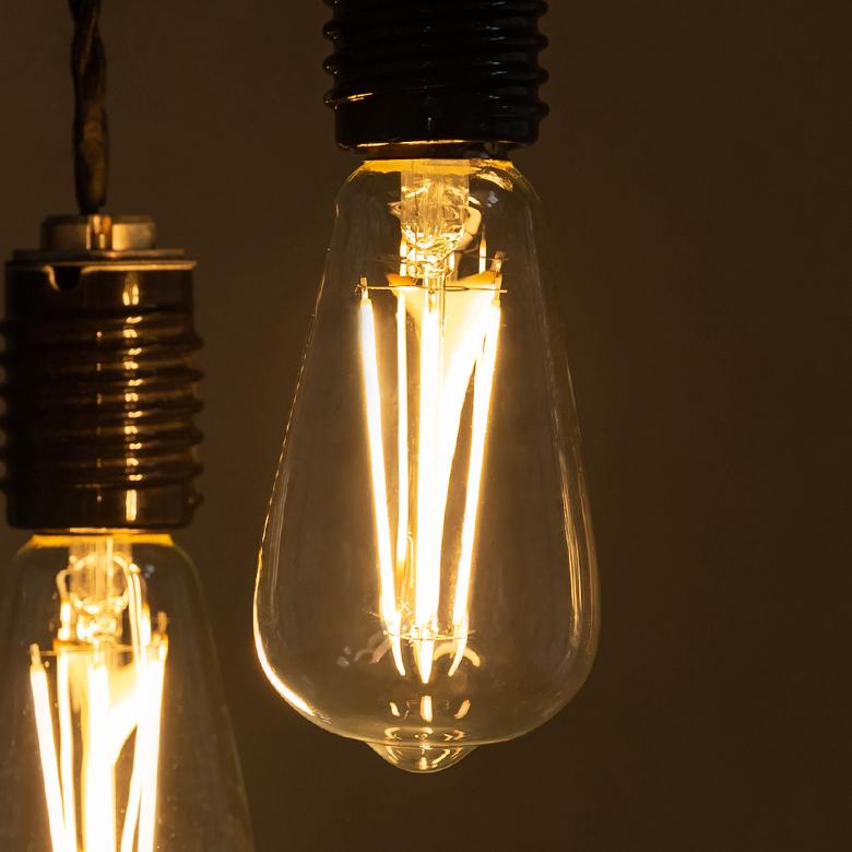 LED 電球 レトロ ランプ E26 240ルーメン フィラメント 裸電球 エジソン 照明 ペンダント ライト 省エネ エコ 長寿命 約10年 おしゃれ インテリア 西海岸 91528 | 東谷