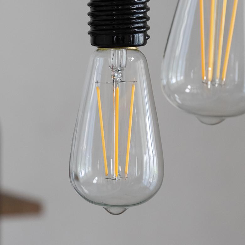 LED 電球 レトロ ランプ E26 240ルーメン フィラメント 裸電球 エジソン 照明 ペンダント ライト 省エネ エコ 長寿命 約10年 おしゃれ インテリア 西海岸 91528 | 東谷 | 10