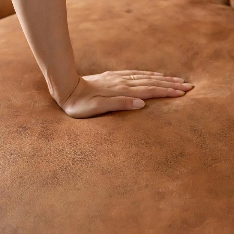 ソファ 3人 2人 掛け ブラウン 合皮 フェイクレザー 合成皮革 ポケットコイル 家具 ロータイプ 北欧 リゾート おしゃれ ミッドセンチュリー カフェ 91529 | 東谷 | 08