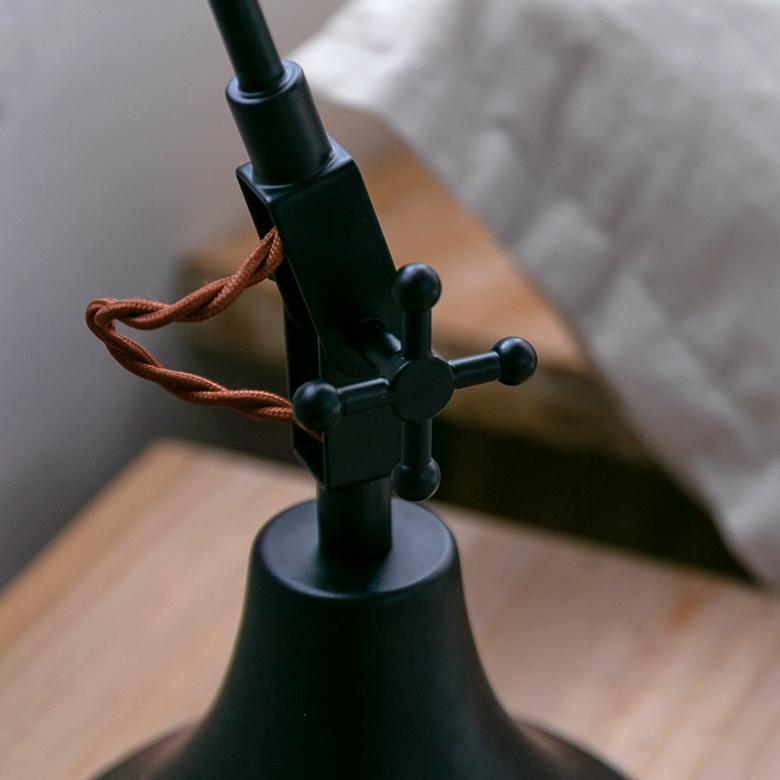 デスク ライト スタンド 電球付き  ブラック 高さ 角度 調整 デスク スタンド 照明 おしゃれ ヴィンテージ リモート テレ ワーク リビング学習 在宅勤務 91531 | 東谷 | 02