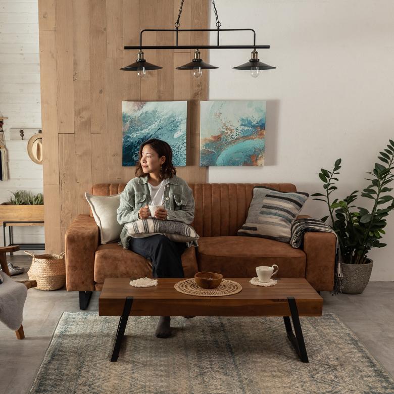 ペンダント ライト ランプ シェード 照明 3灯 電球付き E26 LED 対応 インテリア リビング ダイニング おしゃれ かっこいい インダストリアル 西海岸 91532 | 東谷 | 05