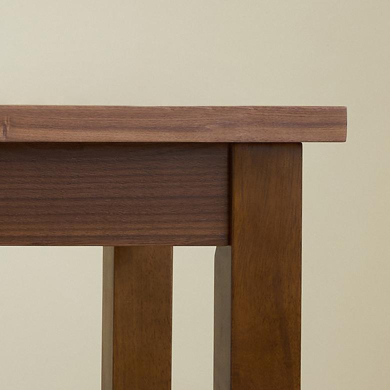 デスク 木製 スリム 引出し 付き ウッド 木目 ウォールナット 机 ワーク おしゃれ シンプル ナチュラル 北欧 リモート テレワーク 学習 勉強 在宅勤務 91534 | 東谷 | 14