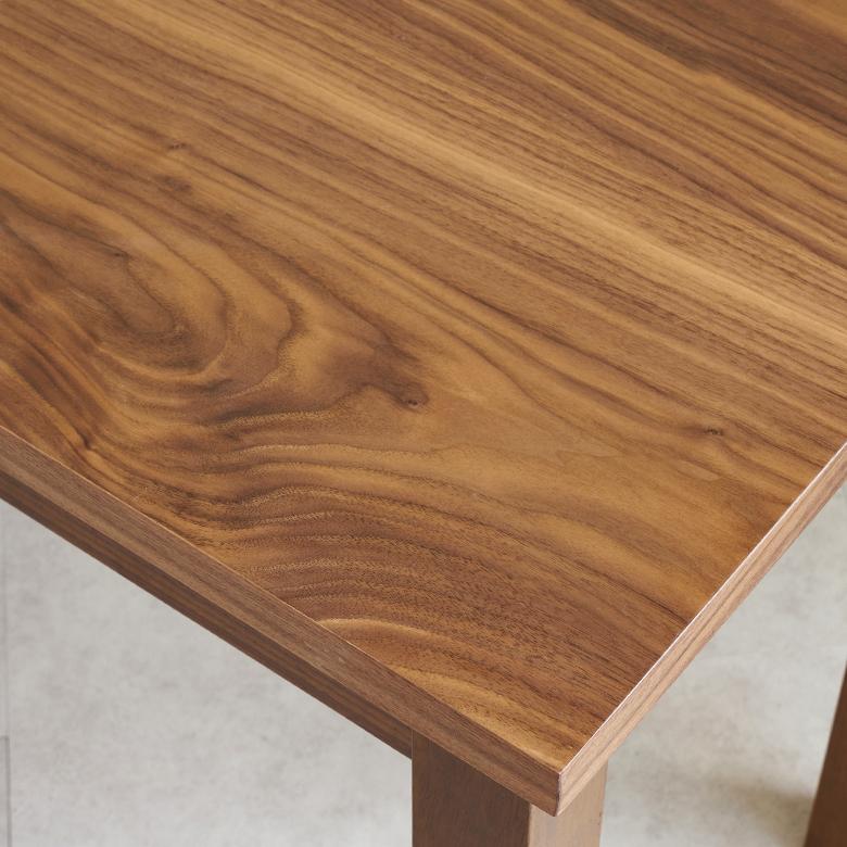 デスク 木製 スリム 引出し 付き ウッド 木目 ウォールナット 机 ワーク おしゃれ シンプル ナチュラル 北欧 リモート テレワーク 学習 勉強 在宅勤務 91534 | 東谷 | 09