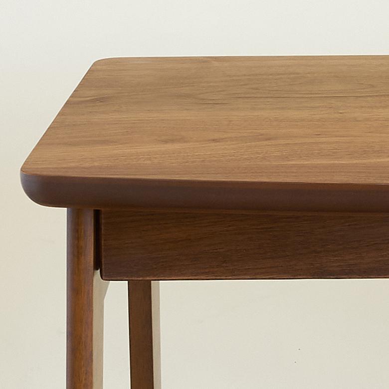 デスク 木製 スリム 引出し 付き ウッド 木目 ウォールナット 机 ワーク おしゃれ シンプル ナチュラル 北欧 リモート テレワーク 学習 勉強 在宅勤務 91535 | 東谷 | 14