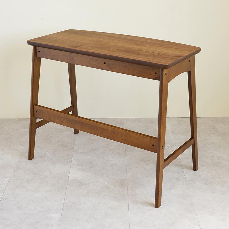 デスク 木製 スリム 引出し 付き ウッド 木目 ウォールナット 机 ワーク おしゃれ シンプル ナチュラル 北欧 リモート テレワーク 学習 勉強 在宅勤務 91535 | 東谷 | 18