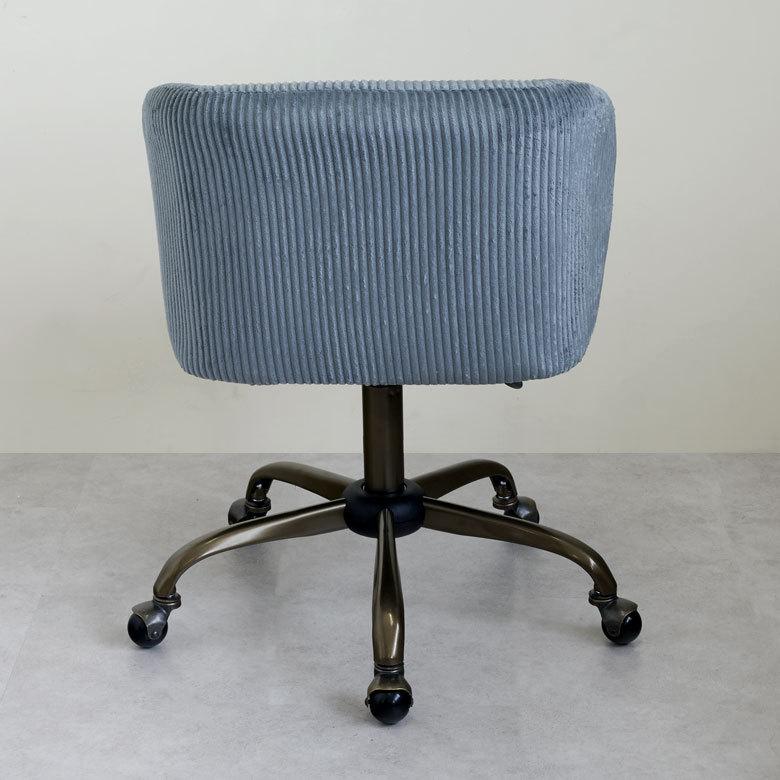 デスク チェア 回転 椅子 高さ調整 昇降機能 キャスター 肘掛 付き 事務 スチール コーデュロイ おしゃれ ヴィンテージ リモート テレ ワーク 在宅勤務 91536 | 東谷 | 13