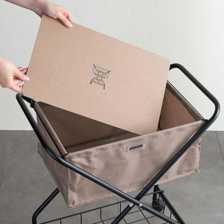 ワゴン バスケット 折り畳み カゴ 収納 おもちゃ 箱 入れ キッチン ランドリー コンパクト トローリー 取り外し可 ワイヤー キャスター付 おしゃれ 西海岸 91537 | ブランド登録なし | 16