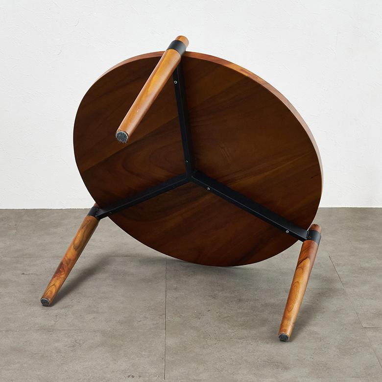 サイド テーブル 机 木製 スチール ラウンド ネスト 丸 円卓 天然木 ソファ ナイト 家具 カフェ リビング 寝室 おしゃれ シンプル ナチュラル 北欧 西海岸 91540 | 東谷 | 16