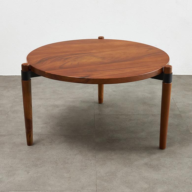 サイド テーブル 机 木製 スチール ラウンド ネスト 丸 円卓 天然木 ソファ ナイト 家具 カフェ リビング 寝室 おしゃれ シンプル ナチュラル 北欧 西海岸 91540 | 東谷 | 17