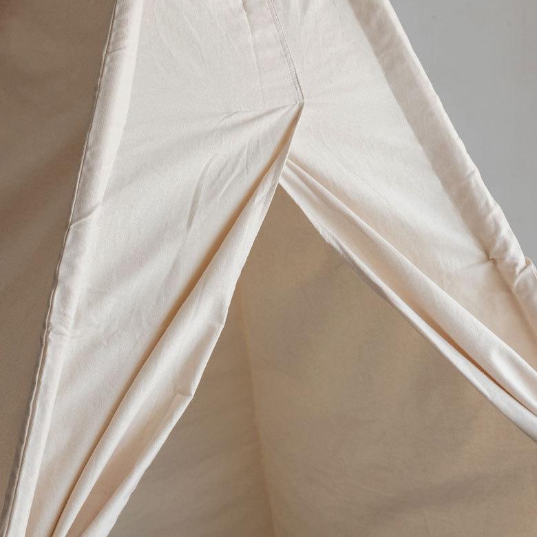 ティピー テント 専用バッグ 付き 子供 キッズ 幅120cm 高さ150cm 室内用 簡単 かわいい シンプル おしゃれ インテリア コンパクト 収納 西海岸 91545 | ブランド登録なし | 13