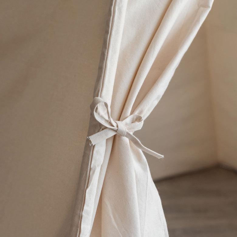 ティピー テント 専用バッグ 付き 子供 キッズ 幅120cm 高さ150cm 室内用 簡単 かわいい シンプル おしゃれ インテリア コンパクト 収納 西海岸 91545 | ブランド登録なし | 02