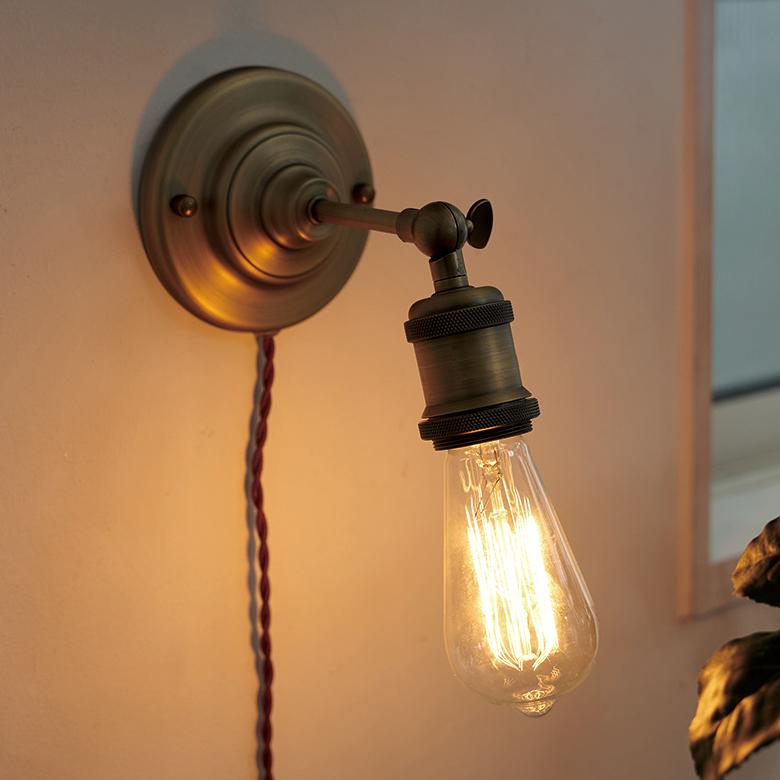 デスク ライト スタンド 電球付き  ブラック 高さ 角度 調整 デスク スタンド 照明 おしゃれ ヴィンテージ リモート テレ ワーク リビング学習 在宅勤務 91531 | 東谷