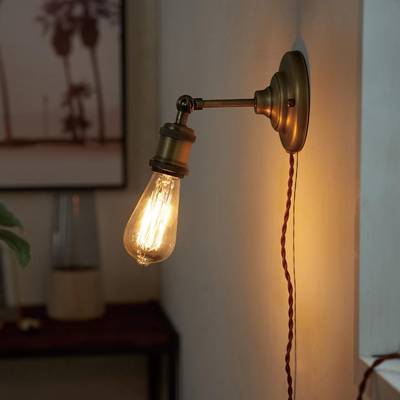 デスク ライト スタンド 電球付き  ブラック 高さ 角度 調整 デスク スタンド 照明 おしゃれ ヴィンテージ リモート テレ ワーク リビング学習 在宅勤務 91531 | 東谷 | 01