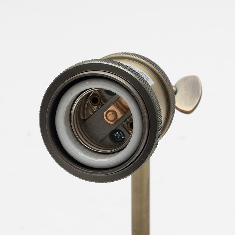 デスク ライト スタンド 電球付き  ブラック 高さ 角度 調整 デスク スタンド 照明 おしゃれ ヴィンテージ リモート テレ ワーク リビング学習 在宅勤務 91531 | 東谷 | 17