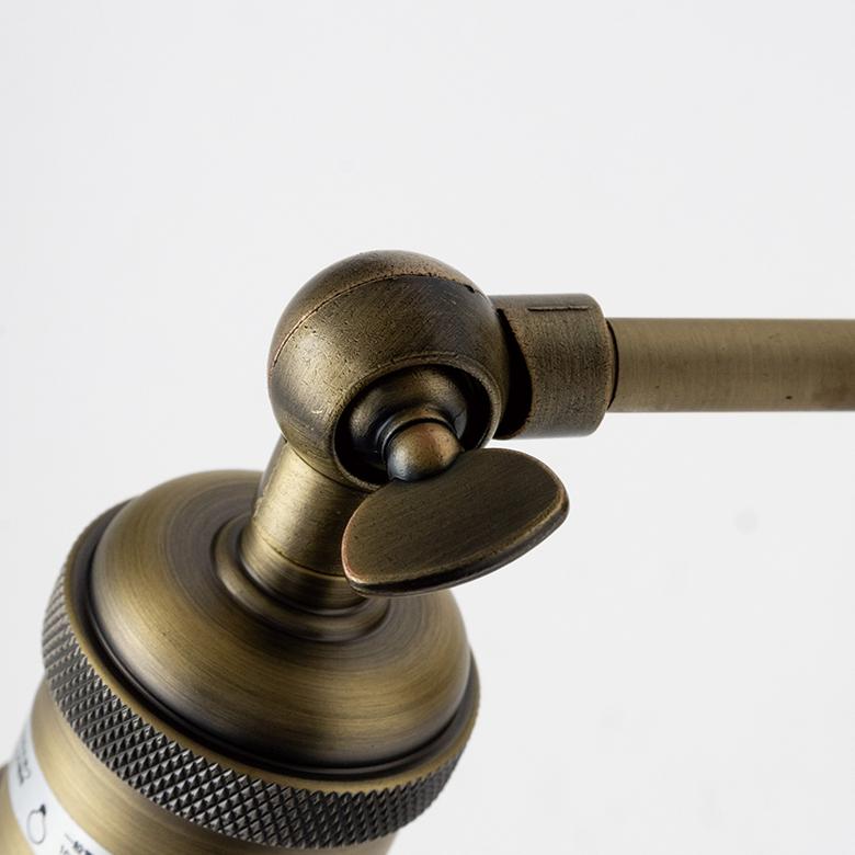 デスク ライト スタンド 電球付き  ブラック 高さ 角度 調整 デスク スタンド 照明 おしゃれ ヴィンテージ リモート テレ ワーク リビング学習 在宅勤務 91531 | 東谷 | 04