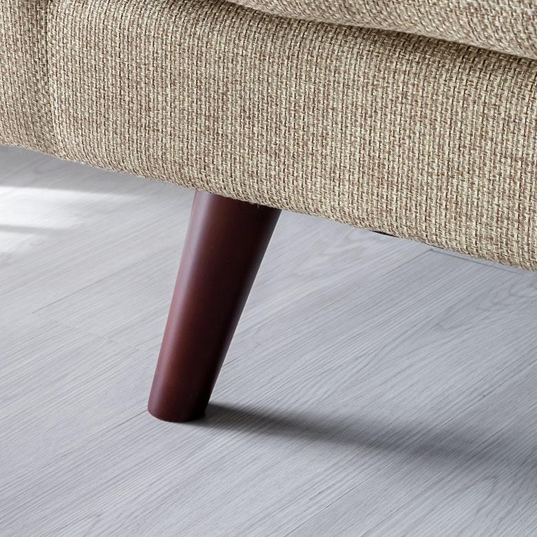 ソファ 2人 掛け 脚付き クッション付き 木フレーム ロー タイプ ゆったり ファブリック 布 家具 ルシア 北欧  おしゃれ リゾート おうち時間 西海岸 91554 | 東谷 | 18