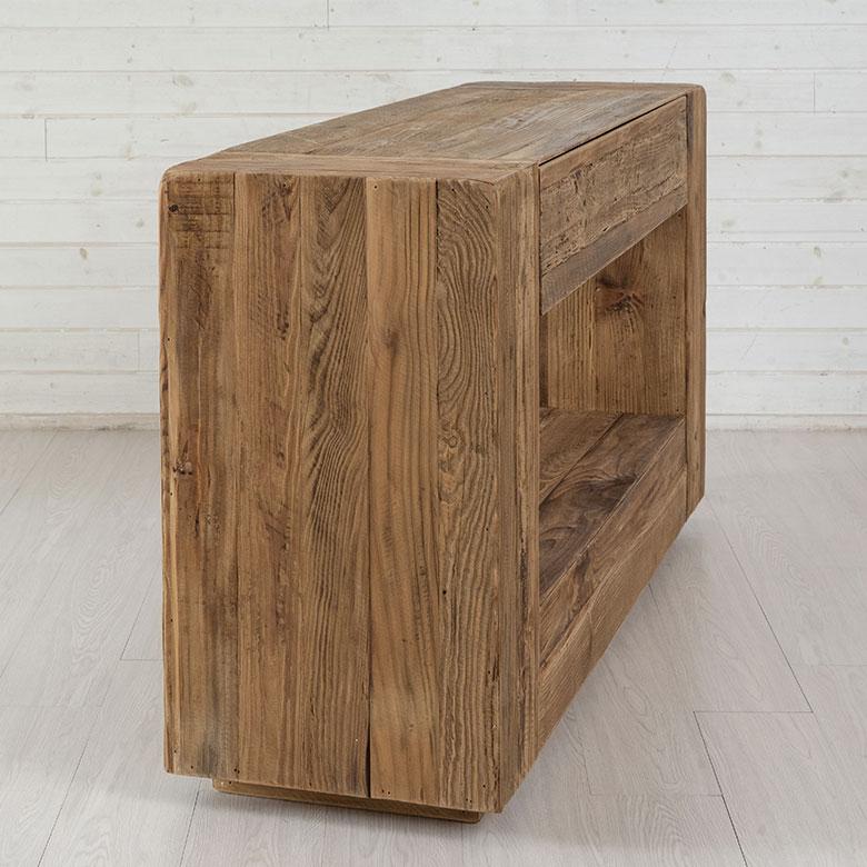 コンソール テレビ 台 TV 衣類 収納 引き出し付き オーディオ 本棚 家具 インテリア リビング アンティーク ビンテージ ヴィンテージ 天然木 古材 西海岸 91556 | 東谷 | 15