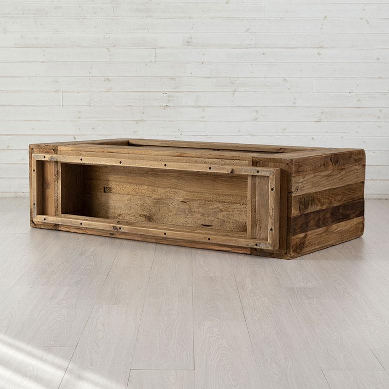 コンソール テレビ 台 TV 衣類 収納 引き出し付き オーディオ 本棚 家具 インテリア リビング アンティーク ビンテージ ヴィンテージ 天然木 古材 西海岸 91556 | 東谷 | 17