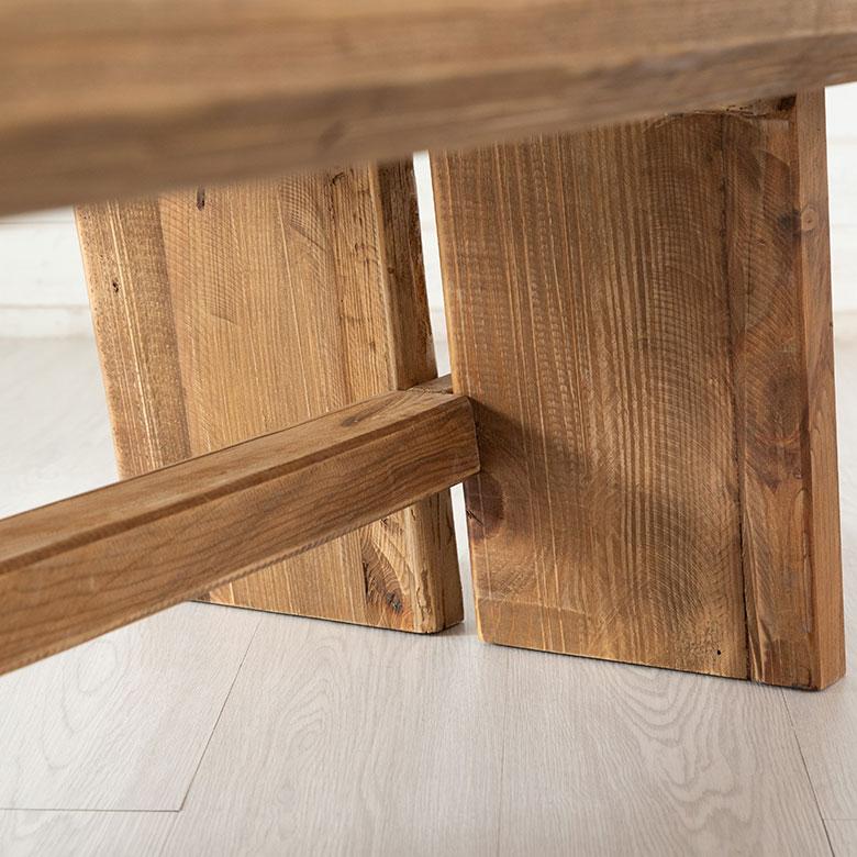 リビング テーブル センター ロー コンパクト おしゃれ 在宅 ヘリンボーン 大きめ パイン材 モダン 天然木 ソファ カフェ 店舗 インテリア 西海岸 家具 91557 | 東谷 | 17