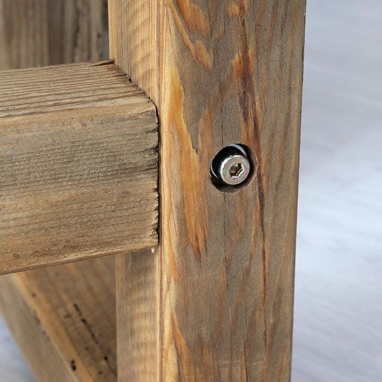 ダイニング ベンチ ウッド 古材 長 椅子 チェア いす イス 玄関 スツール 2人 掛け 二人 おしゃれ ナチュラル シンプル 北欧 家具 西海岸 ヴィンテージ風 91558 | 東谷 | 15