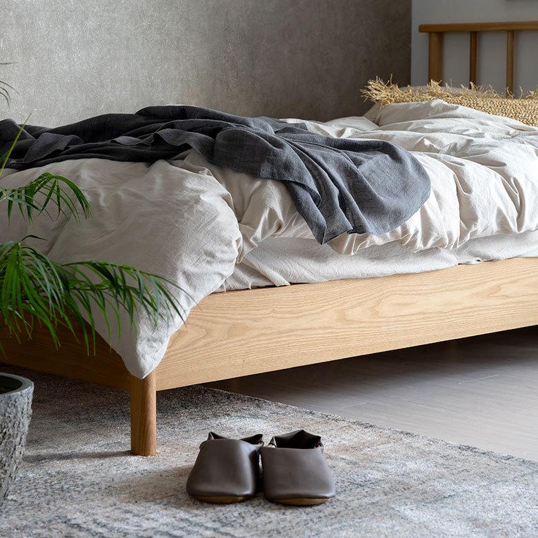 東谷 ベッド シングル 寝具 ヘッドボード付き フレーム ウッド