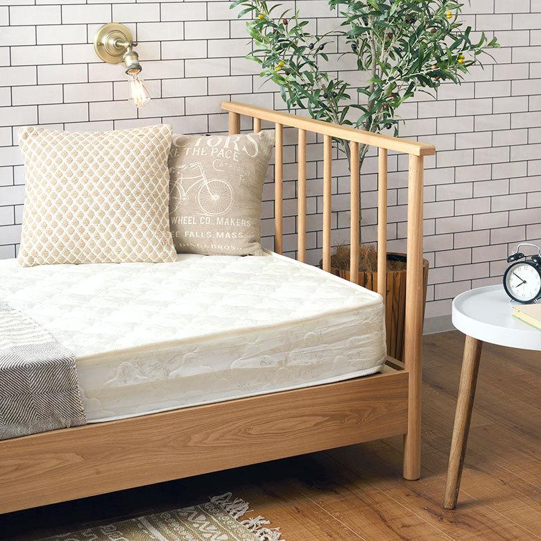 マットレス シングル 寝具 厚さ 16.5cm コイル ベッド マット ボンネル 硬め 通気性 耐久性 快適 シンプル おしゃれ 寝室 ルーム ホテル リゾート 西海岸 91561 | 東谷 | 12