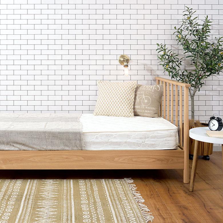 マットレス シングル 寝具 厚さ 16.5cm コイル ベッド マット ボンネル 硬め 通気性 耐久性 快適 シンプル おしゃれ 寝室 ルーム ホテル リゾート 西海岸 91561 | 東谷 | 15