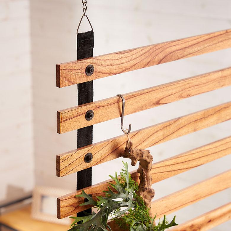 パーテーション ロール ワイド 天然木 ウッド  コンパクト 間仕切り ナチュラル 天井 壁面 ディスプレイ 店舗 北欧 おしゃれ インテリア 雑貨 西海岸風 91566 | 東谷 | 12